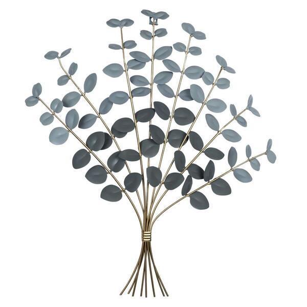 HomeRoots Victoria Metal Blue Metal Work