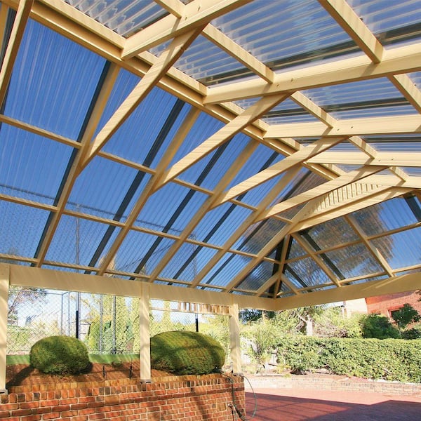 Suntuf - polycarbonate transparent pour toiture de patio