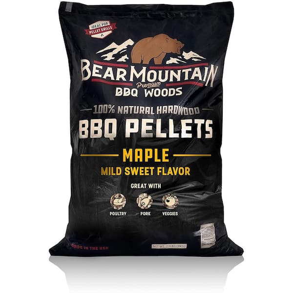 20 lbs. BBQ 100% Natural Hardwood Maple Sweet Flavor Pellets