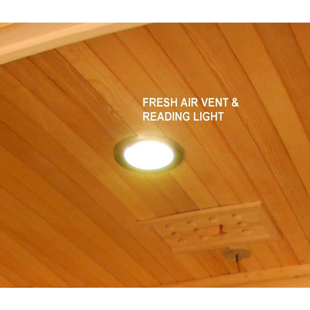 Seattle 2-Person Brown Hemlock FAR Infrared Sauna