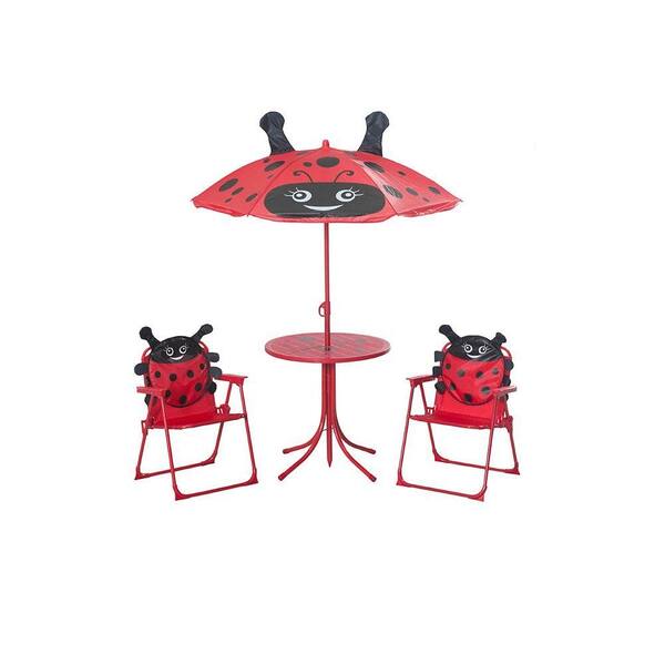 Sunjoy Ladybug 3-Piece Kiddy Patio Bistro Set