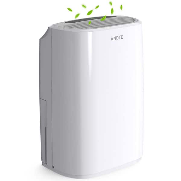 31 pt (US) 2500 sq. ft. Dehumidifier in White with Touch-Sensitive Intelligent Control Panel, Low Noise Design