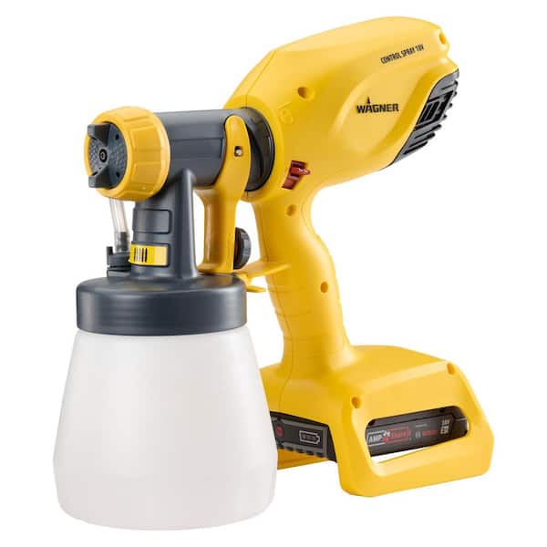 Control Spray 18V Cordless Brushless Handheld HVLP Stain Sprayer with Two 2Ah Batteries and Charger