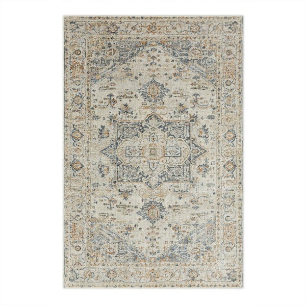 Mohawk Home Serpette Cream 2 ft. x 2 ft. 11 in. Area Rug