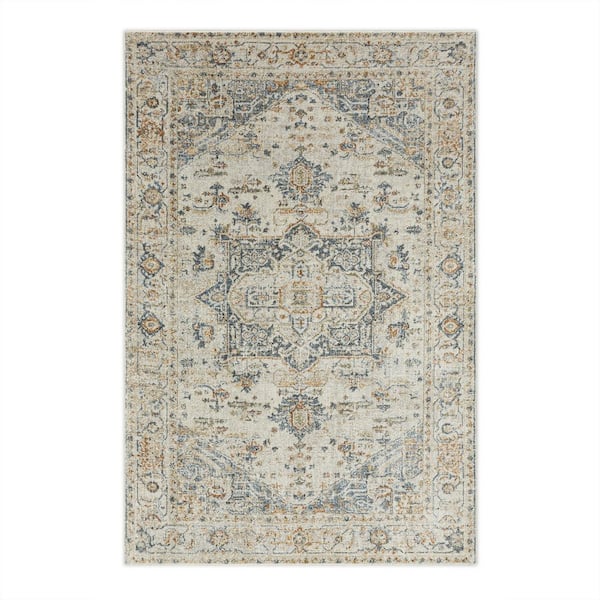 Mohawk Home Serpette Cream 5 ft. 3 in. x 8 ft. Area Rug
