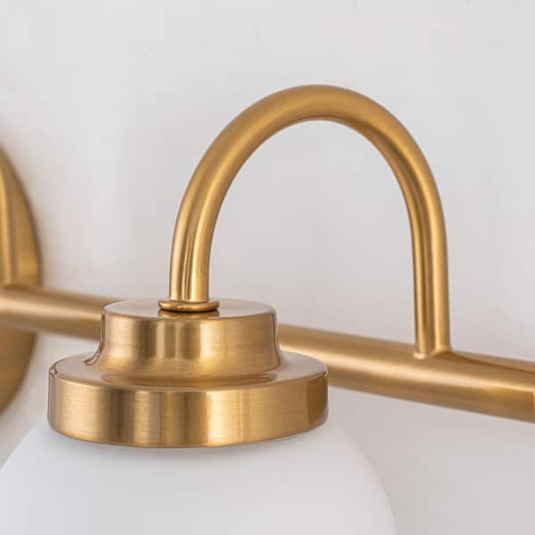EDISLIVE Lueck 20 in. 3-Light Brushed Gold Bathroom Vanity Light