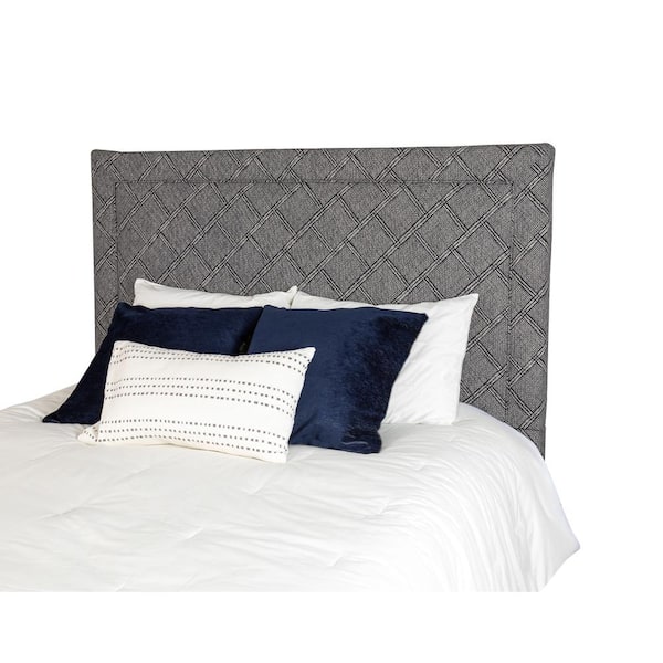 Leffler Home River Upholstered Queen Headboard in Shibori Indigo