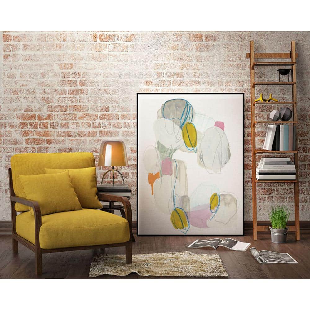30 in. x 40 in. Shift Change I by June Erica Vess Framed Wall Art