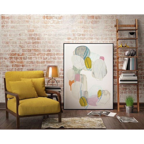 Unbranded 30 in. x 40 in. "Shift Change I" by June Erica Vess Framed Wall Art