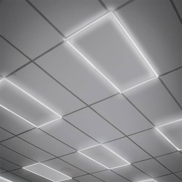 BEYOND LED TECHNOLOGY 2 ft. x 4 5000-7500 Lumens Integrated LED Panel Light CCT Adjustable 3000K-4000K-5000K (6-Pack) 151400-1 - The Home Depot