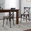 Home Decorators Collection Mavery Black Cross Back Wood Counter Stool 