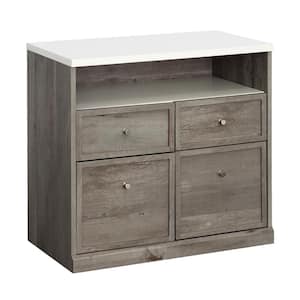 HomeVisions Mystic Oak Storage Cabinet with Drawers