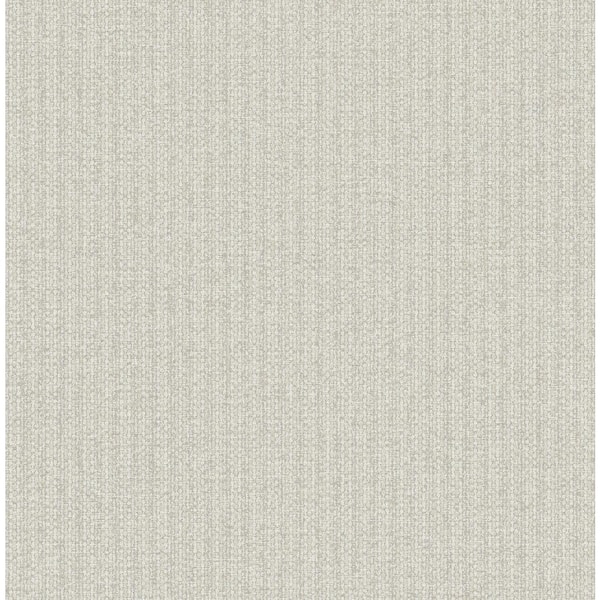 A-Street Prints Lawndale Textured Pinstripe Grey Nonpasted Non Woven Wallpaper Sample