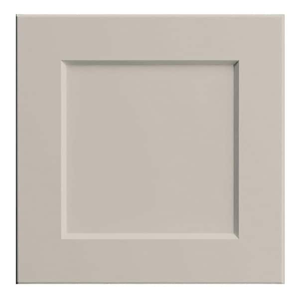 Designer Series Melvern 12 in. W x 0.75 in. D x 12 in. H in Heron Gray Cabinet Door Sample