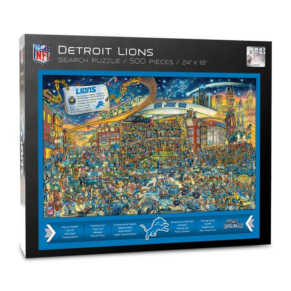 YouTheFan NFL Detroit Lions Joe Journeyman Puzzle 9029533 - The Home Depot