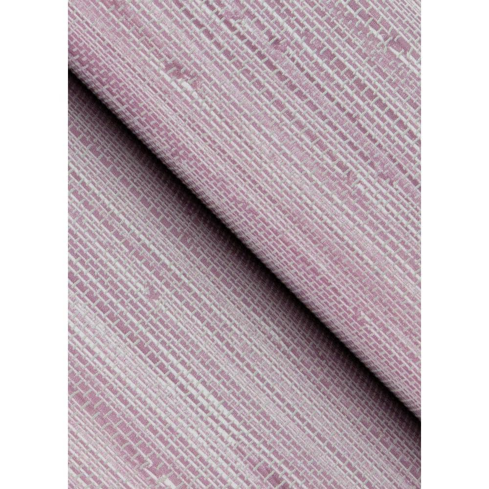 Lilac Faux Grasscloth Peel and Stick Wallpaper Roll