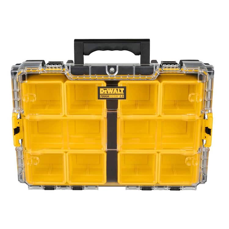 DEWALT TOUGHSYSTEM 2.0 10-Compartment Deep Small Parts Organizer
