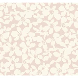 60.75 sq.ft. Pink Free Spirit Wallpaper