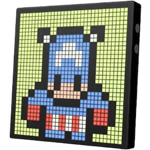LED 32x32 Programmable Pixel Art Display with APP Control, Smart Digital Clock lamp for Desk/Wall Room Decor
