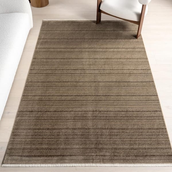Raya Contemporary Solid Area Rug Cream 10 ft.  ft. x 13 ft.  ft. Area Rug
