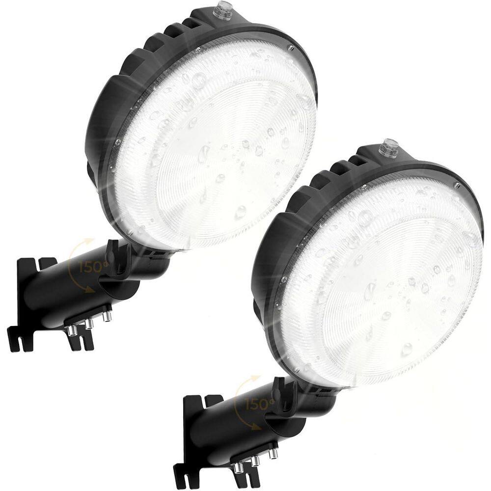 150W Gray Adjustable Integrated LED Barn Floodlight 20000 Lumen Dusk to Dawn Outdoor Area Street Light 2-Pack price history on PriceWatchPro