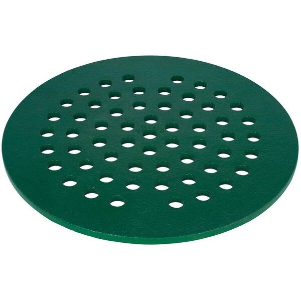 Prier Products 7-1/2 in. Replacement Cast Iron Floor Drain Cover in Green