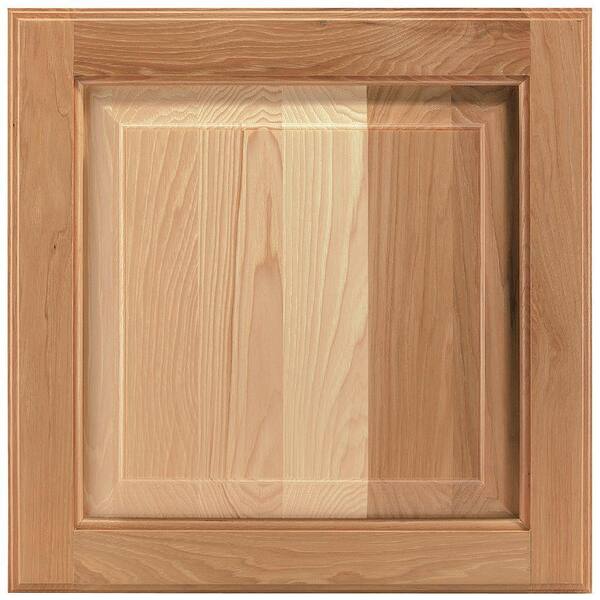 American Woodmark 14-9/16x14-1/2 in. Cabinet Door Sample in Charlottesville Hickory Natural