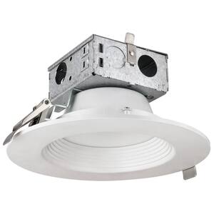 4 in. Retrofit Canless 3000K New Construction Round IC Rated Energy Star Certified Integrated LED Recessed Light Kit