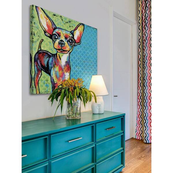 Blue Chihuahua Metal Wall Artwork Love, 1 - Baker's