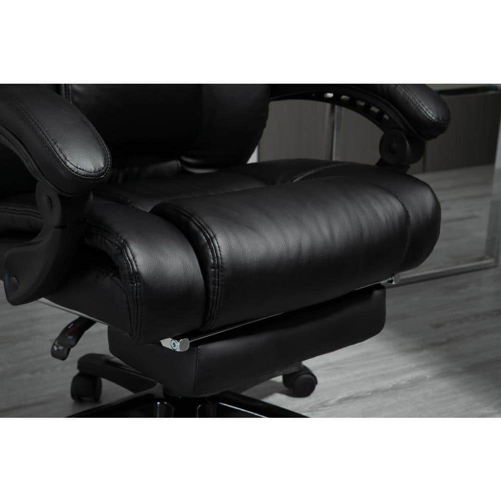 Black High Back Leather Swivel Executive Office Chair