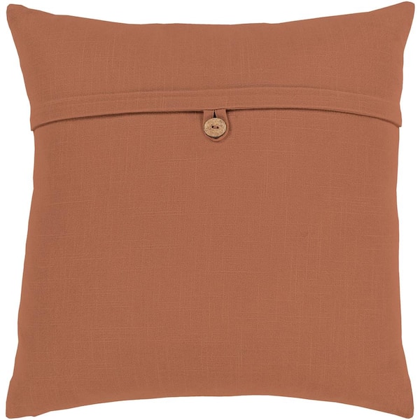 Livabliss Zinon Camel 18 in. x 18 in. Down Throw Pillow