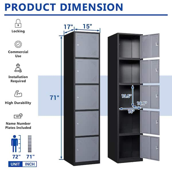 Cerem-magnetic Glass Mirror for School Locker, Fridge 5 inch x 7 inch Gray, Size: 5 x 7