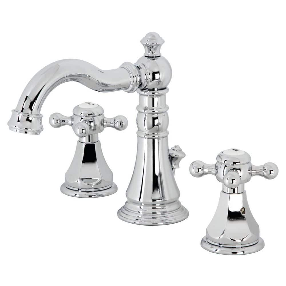 Kingston Brass Metropolitan 2 Handle 8 In Widespread Bathroom Faucets   Polished Chrome Kingston Brass Widespread Bathroom Faucets Hfsc1971bx 64 1000 