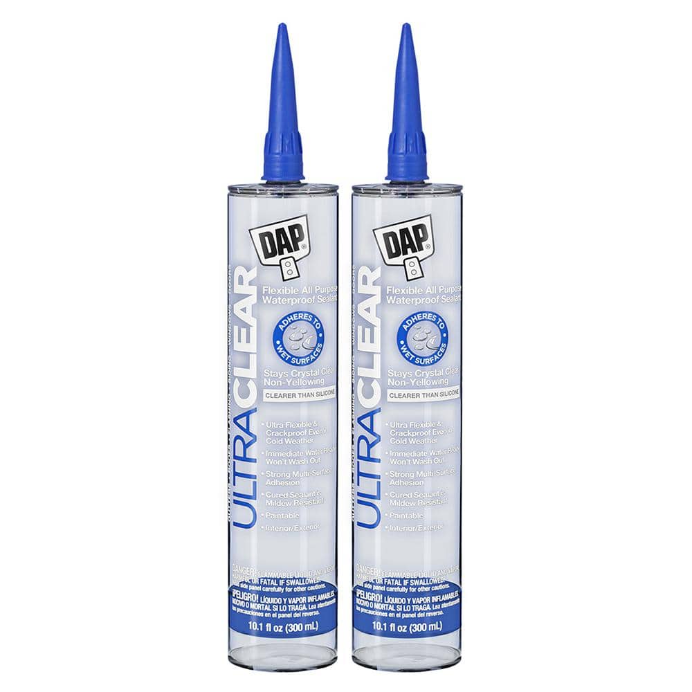 10.1 oz. Ultra Clear All Purpose Waterproof Sealant (2-Pack) price history on PriceWatchPro