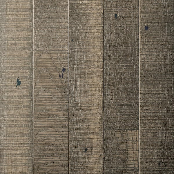 Malibu Wide Plank Santa Cruz French Oak 3/4 in. T x 5 in. W Distressed Solid Hardwood Flooring (22.6 sq. ft./case)