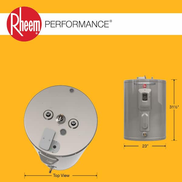 Performance 38 Gal. Short 3800-Watt Double Element Demand Response Ready Electric Water Heater with 6-Year Warranty
