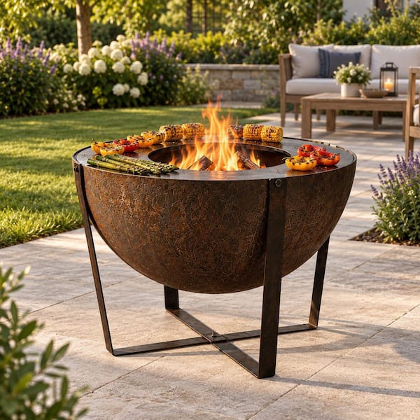 Dakota 32 in. Corten Steel Fire Bowl SRFP22304