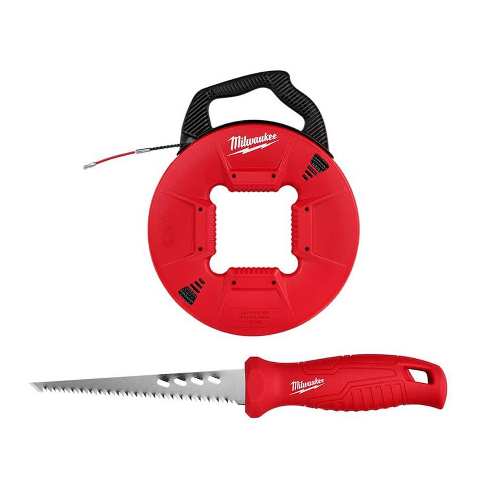 Milwaukee 200 ft. x 17 in. Polyester Fish Tape with Flexible Metal