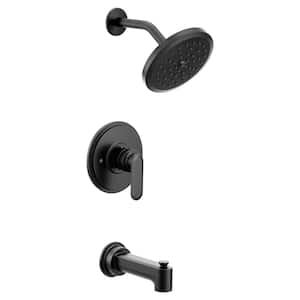 Greenfield Single-Handle 1-Spray Tub and Shower Faucet in Matte Black (Valve Not Included)