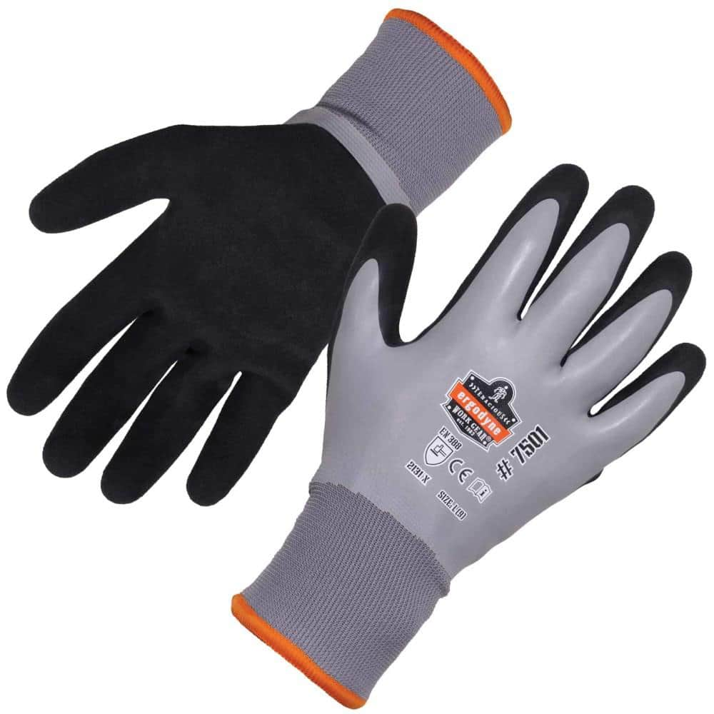 [Bulk Buy] 12 Pair Heavy Duty Winter Gloves, 100% Water Proof, Thermal Insulated Winter Dipped Gloves