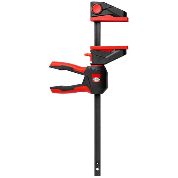 BESSEY EHK 12 in. 300 lbs. Capacity 360-Degree Trigger Clamp Set with 3-1/8 in. Throat Depth (2-Piece)