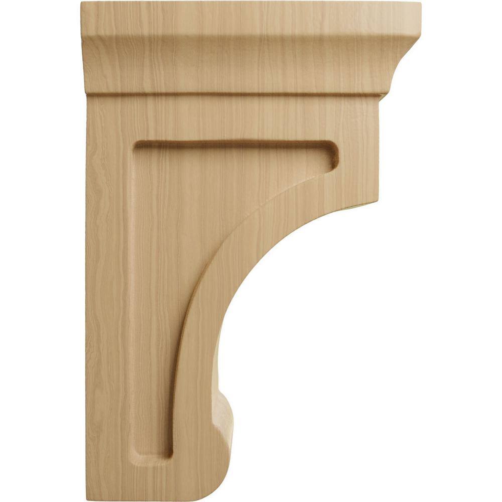 Small Cherry Wood Corbel Bracket 2.5"W x 4"D x 6"H