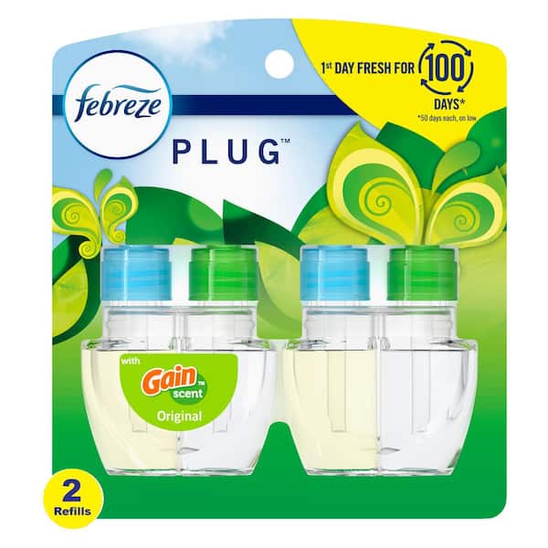 0.879 oz. Gain Original Scented Oil Plug-In Automatic Air Freshener Refill (2-Count)