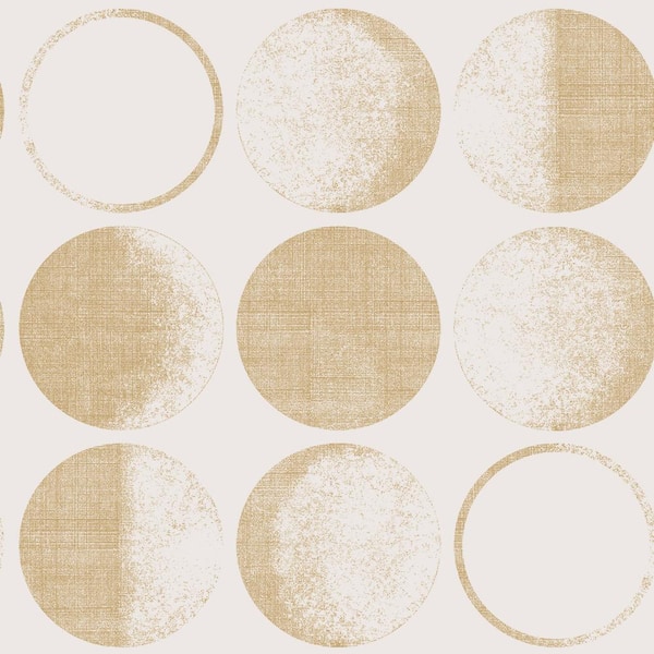Tempaper Moons Ivory Sky Peel and Stick Wallpaper Sample