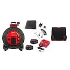 18-Volt Lithium-Ion Cordless 200 ft. Pipeline Inspection System Image Reel Kit with Inspection System Monitor (2-Tool)
