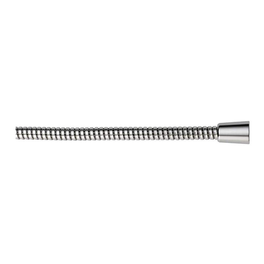 UPC 034449671170 product image for 70 in. UltraFlex Hand Shower Hose in Chrome with Black/Chrome Ribbon | upcitemdb.com