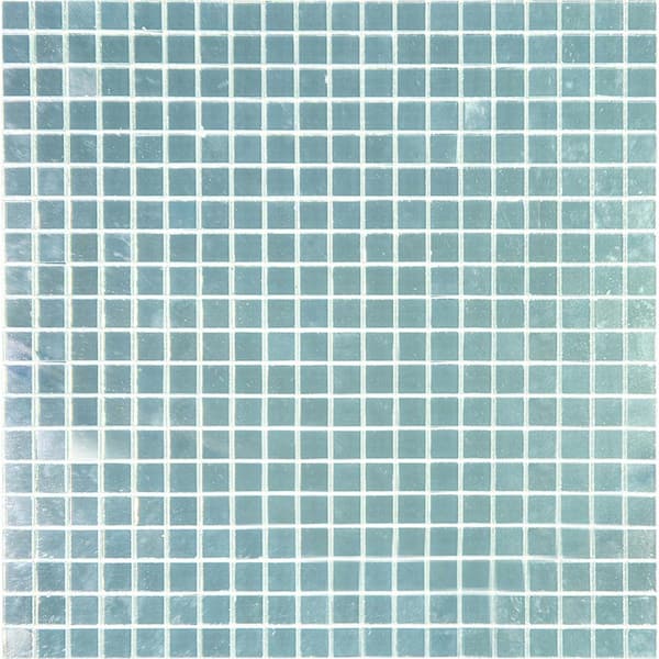 Apollo Tile Altin 4 in. x 6 in. Glossy Silver Glass Mosaic Uniform Square Wall and Floor Sample Tile (0.13 sq. ft./Piece) (1-Pack)