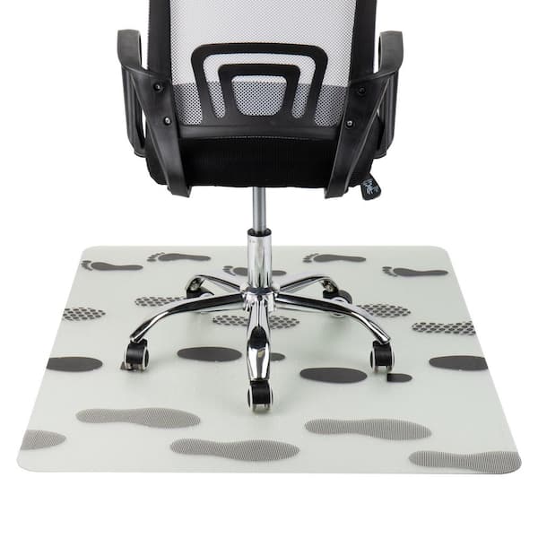 Evolve 4-ft x 5-ft Clear Rectangular Indoor Chair Mat in the Mats  department at