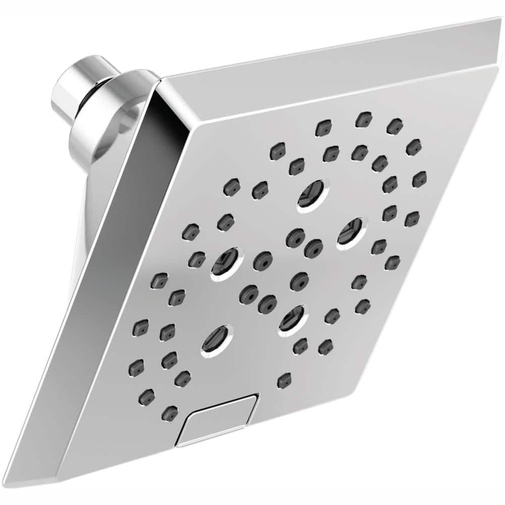Delta Pivotal 5Spray Patterns 1.75 GPM 5.81 in. Wall Mount Fixed Shower Head with in