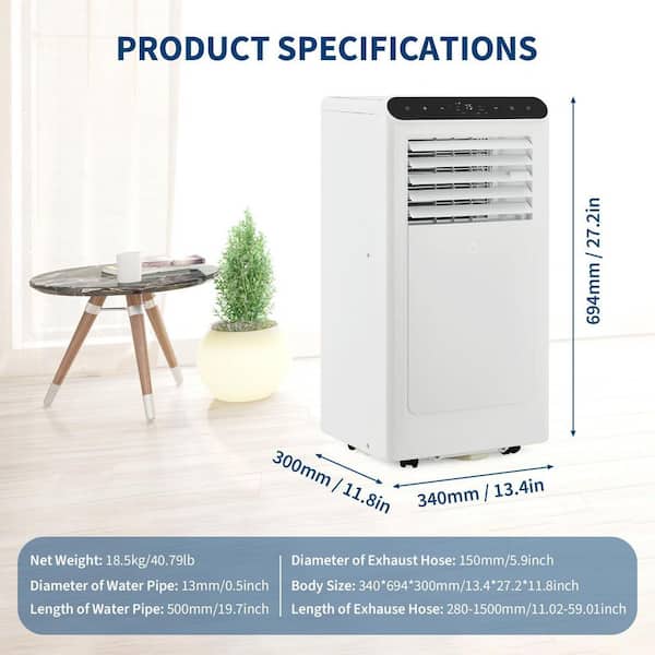 Garvee 8000 (DOE) BTU 5000(SACC) BTU Portable Air Conditioner